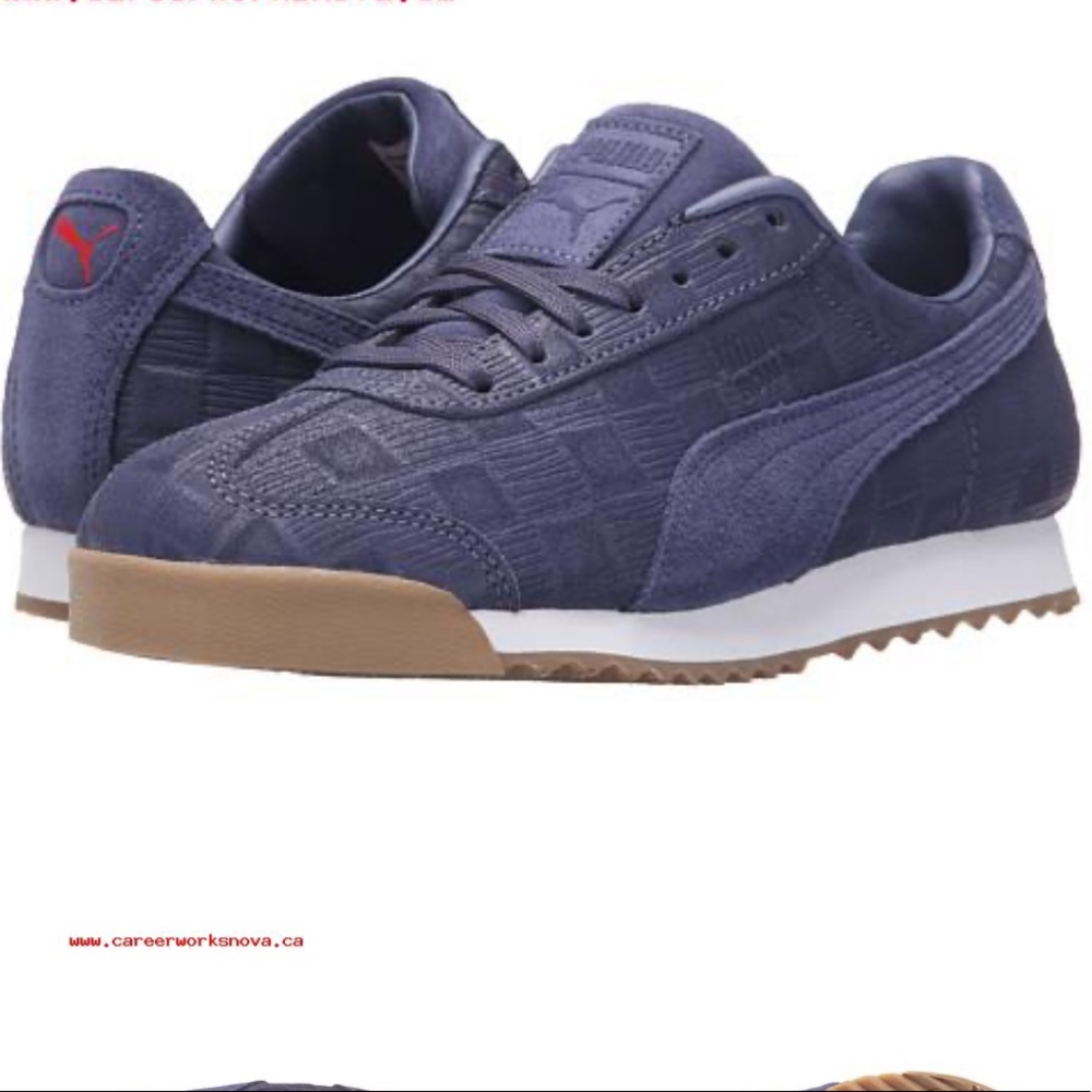 PUMA women’s super star Crown blue Roma emboss 9.5